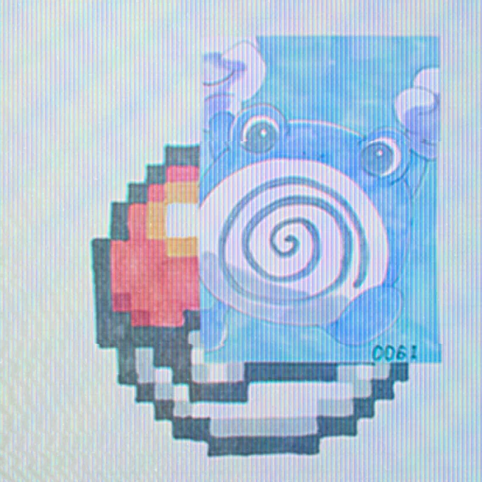 №0061 ニョロゾ #朝際のポケモン図鑑チャレンジ #ただの趣味
