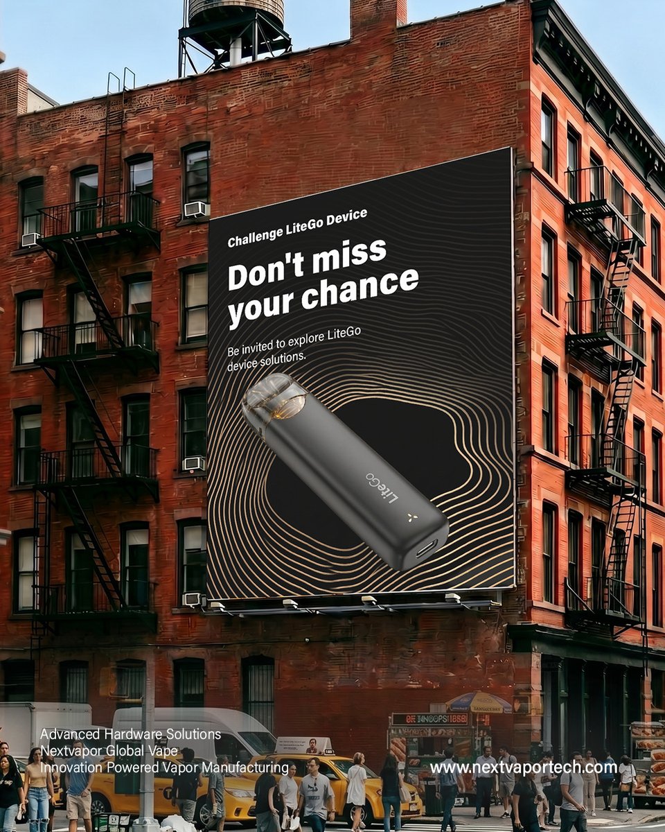 nextvaportech's tweet photo. LiteGo, ready when you are.

Compact, smooth, and easy to carry — LiteGo is built for everyday moments and modern product lines.

Small form.
Smooth draw.
Daily ready.

#Nextvapor #LiteGo #VapeHardware #PortableDesign #SmoothPerformance #HardwareSolutions https://t.co/YpCxqsqZVl
