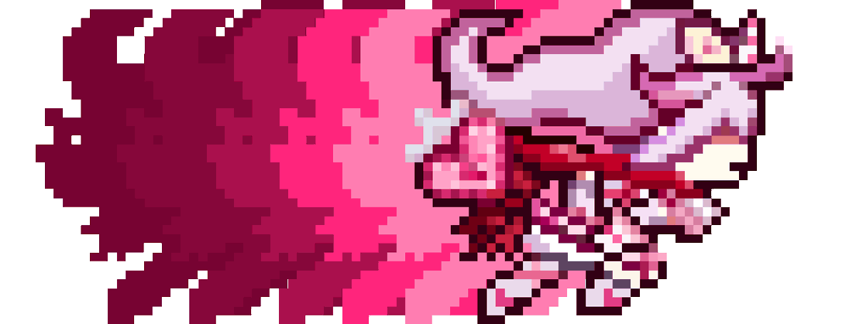 seroarrt's tweet photo. Deltarune style, the strongest magical girl dashes into the fray #AmoriArt @AmoriaVNU https://t.co/9wn2mFlJ6B