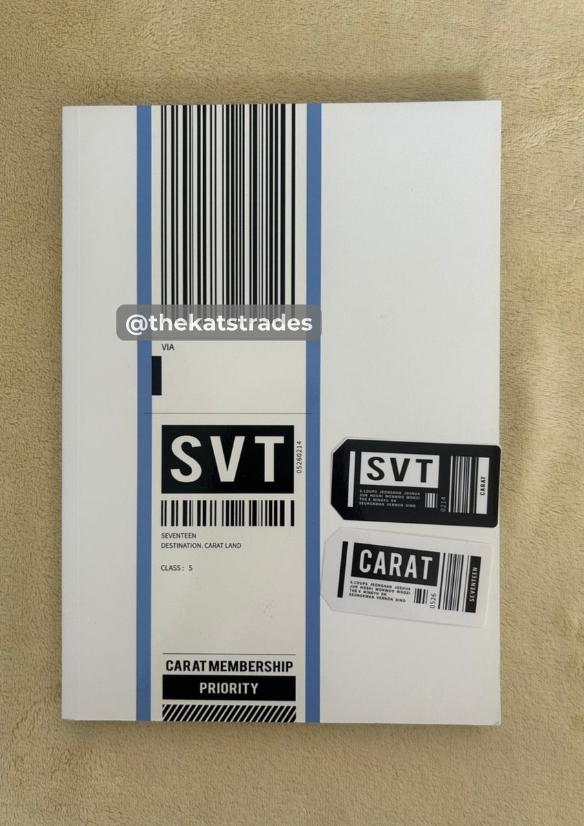 thekatstrades's tweet photo. WTS LFB PH Seventeen

5th Carat Kit Inclusions
Photobook (w/flaws)-PHP 200
Stickers (2)- PHP 60
Take All- PHP 250

MOP: Gcash
MOD: GGX,J&amp;T,LBC
DM me for condition.
#WTS #SEVENTEEN https://t.co/W6rqlMaZ2O