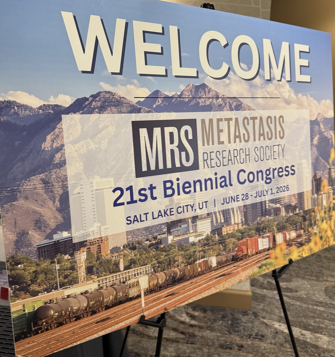gelarehzadeh's tweet photo. More research needed to understand #cancer #metastasis #MRS2026 a great conference for exchange of new discoveries https://t.co/5B39om7ErS