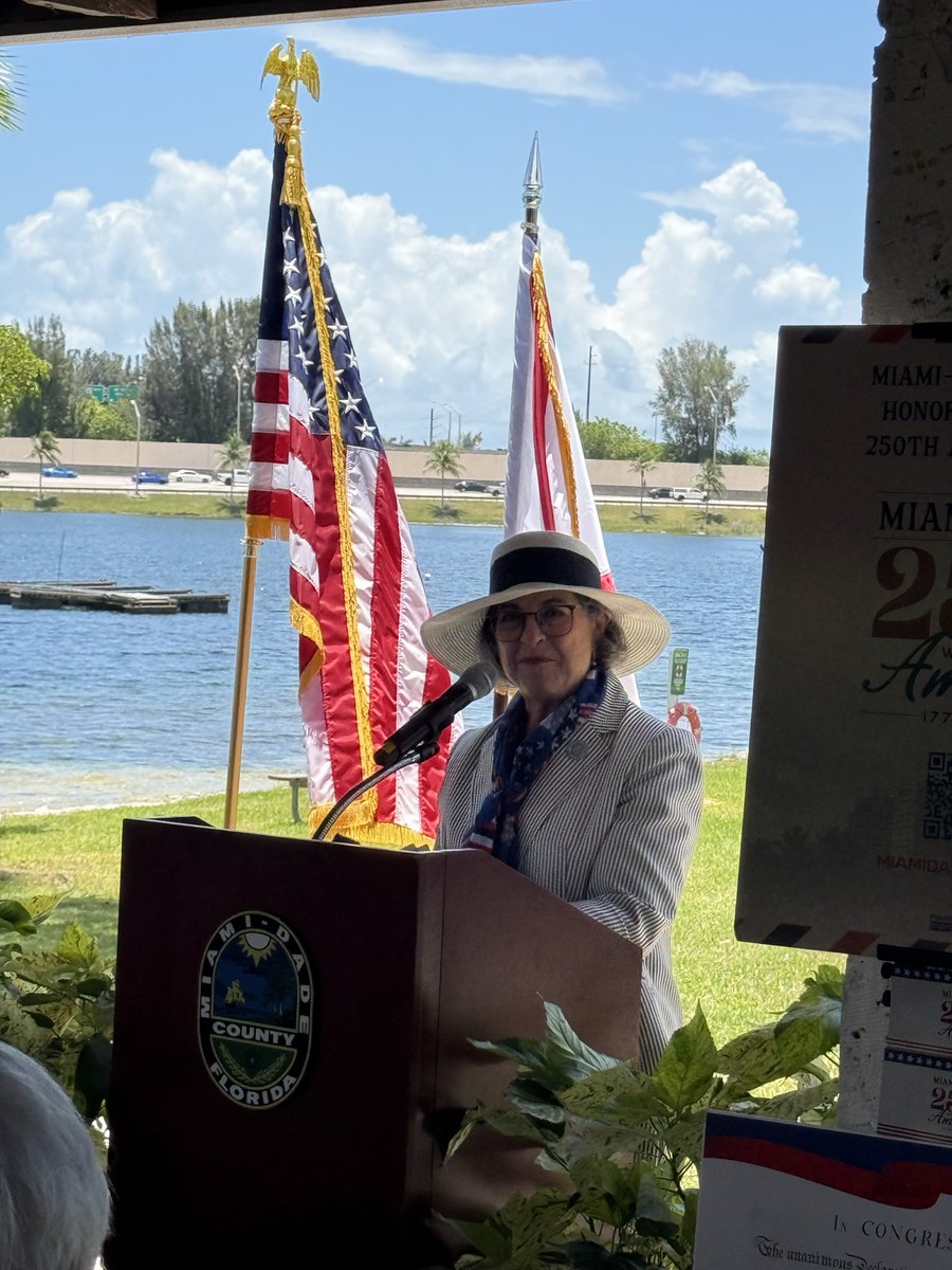 mdcpresident's tweet photo. At today’s America250 Time Capsule Ceremony, we celebrated the stories, values, and milestones that define Miami-Dade County and our nation as we look ahead to America’s 250th anniversary. I am proud to serve on @MiamiDadeCounty America 250 Committee with wonderful colleagues. 

Miami Dade College was proud to contribute a replica of the Freedom Tower to the time capsule, a powerful symbol of hope, freedom, opportunity, and the enduring spirit of our community. As the proud steward of this National Historic Landmark, we are honored that its legacy will be preserved for future generations.

As we commemorate this historic milestone, we celebrate the people, institutions, and ideals that continue to shape our nation’s future. We look forward to the day this time capsule is opened in 2076, connecting future generations to the history and aspirations of our community.