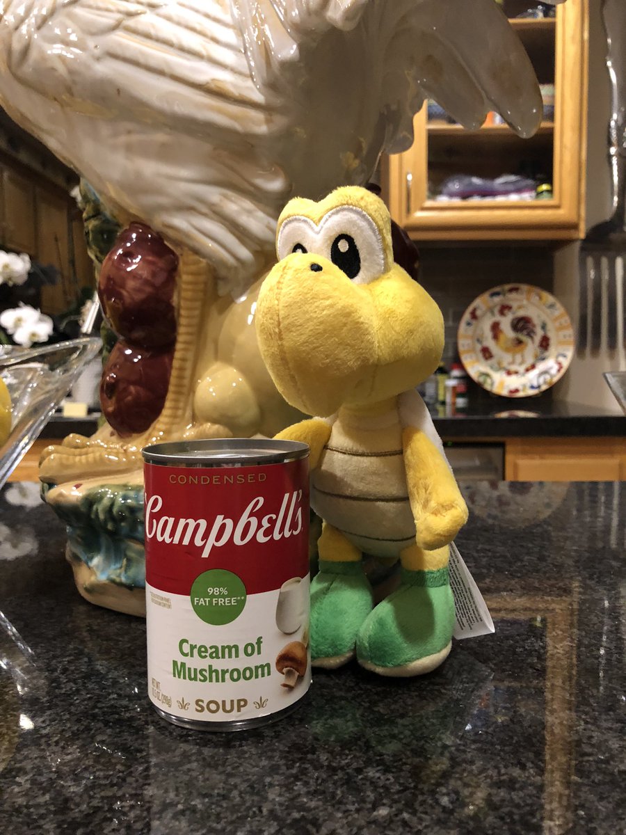 That1Koopa's tweet photo. Making dinner right now. I hope Mario doesn’t invite himself in on what I’m cooking tonight https://t.co/FOSEGc83j8