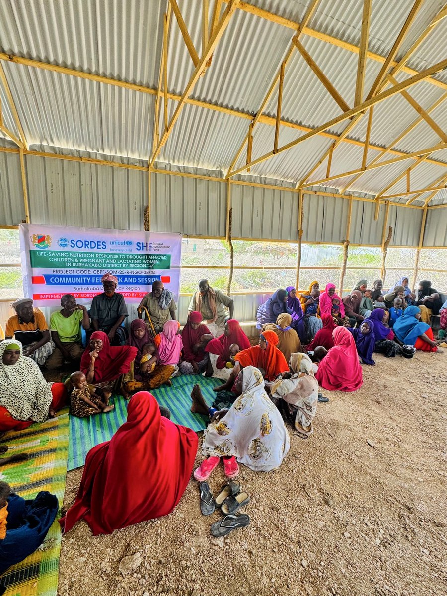 ReliefSordes's tweet photo. Masuusow fixed site screening &amp; registration of new admissions, OTP follow-up, MUAC &amp; oedema checks (6–59m), PLW screening, IYCF counselling, community feedback, hygiene awareness, SAM &amp; MAM referrals, RUTF distribution, and home visits for defaulters. https://t.co/b0WdinXyzC