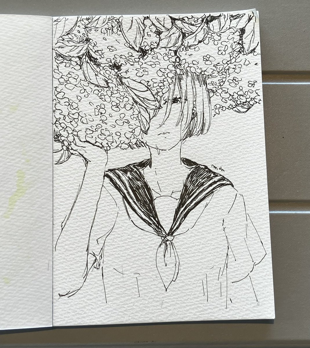 mohumohukoko's tweet photo. おひるのらくがき　タイムラプス https://t.co/Q8Cezva4wa