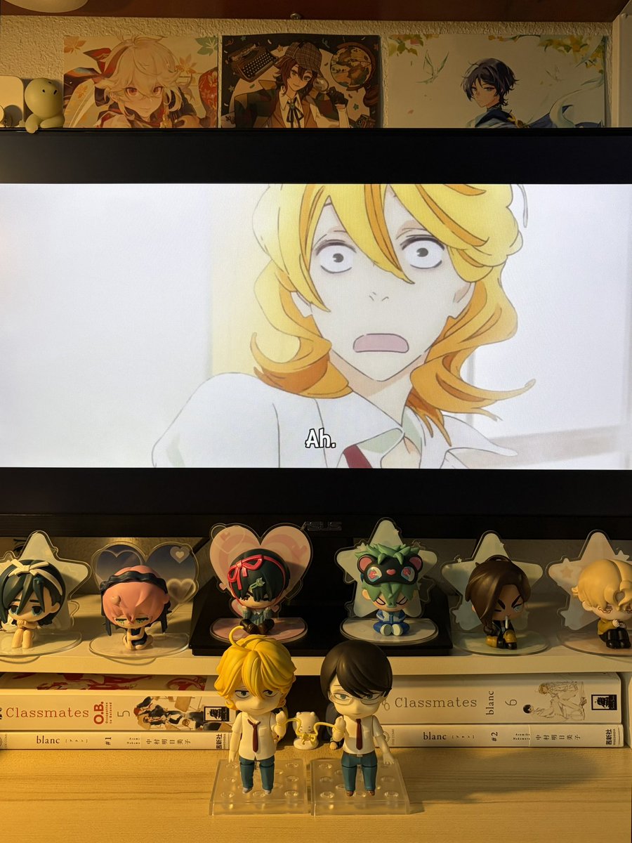 onigiroe's tweet photo. rewatching doukyuusei before pride month ends 💛 https://t.co/zVZBy0AOeR