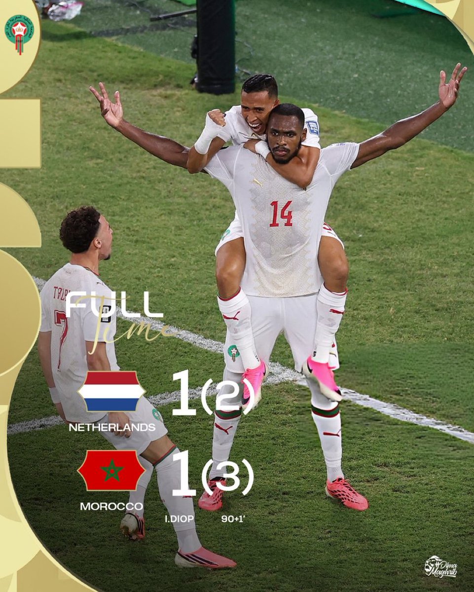 porktendencia's tweet photo. "Marruecos":
Porque pasó a 8vos y eliminó a Países Bajos en el Mundial 2026 https://t.co/oLqSijW3XR