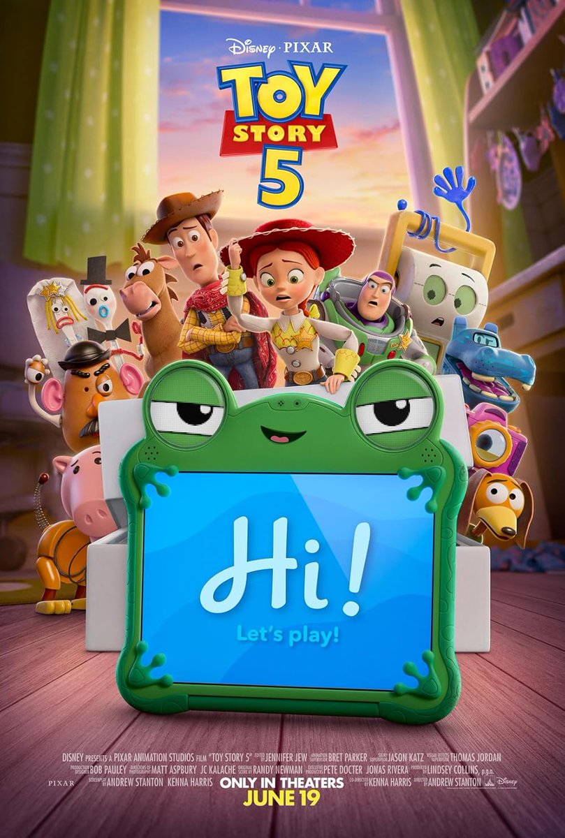 DanSonfeld's tweet photo. Toy Story 5
Dan: B
-mid and end credits scenes
Letterboxd: https://t.co/b8Vh26x43i
#movies #moviereviews https://t.co/hfCoEQd2ri