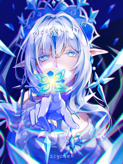 She is so gorgeous. #Genshinimpact #Snezhnaya