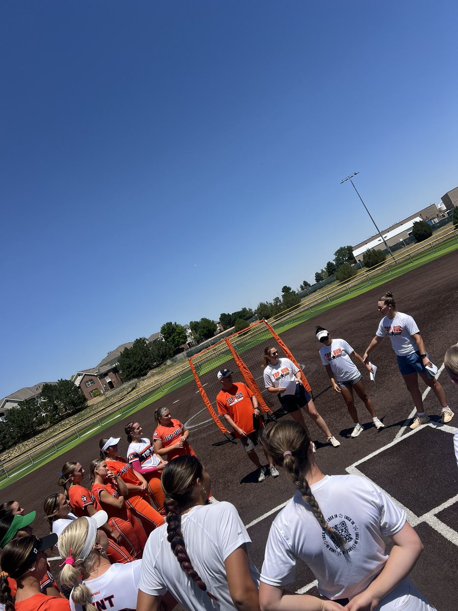 TGNatGroves's tweet photo. Today the crew got in a great practice in which we had @MSTopGunBest with us to work out in preparation for this weeks battles in Colorado at Triple Crown Fastpitch 4th of July event. We then had the Top Gun Fastpitch Org Workout …Topped off with Senior Celebration. Busy Day. https://t.co/qodO0uL9J3