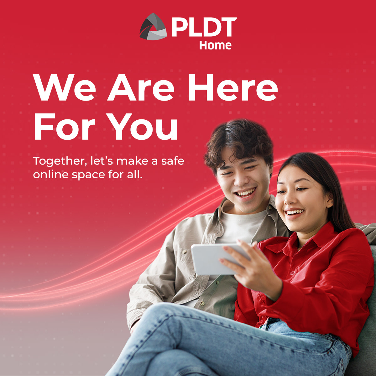 PLDTHome's tweet photo. Happy Social Media Day! 📱

#WeAreHereForYou in making our shared digital space safe and valuable for everyone. https://t.co/uEDqPZoWpW