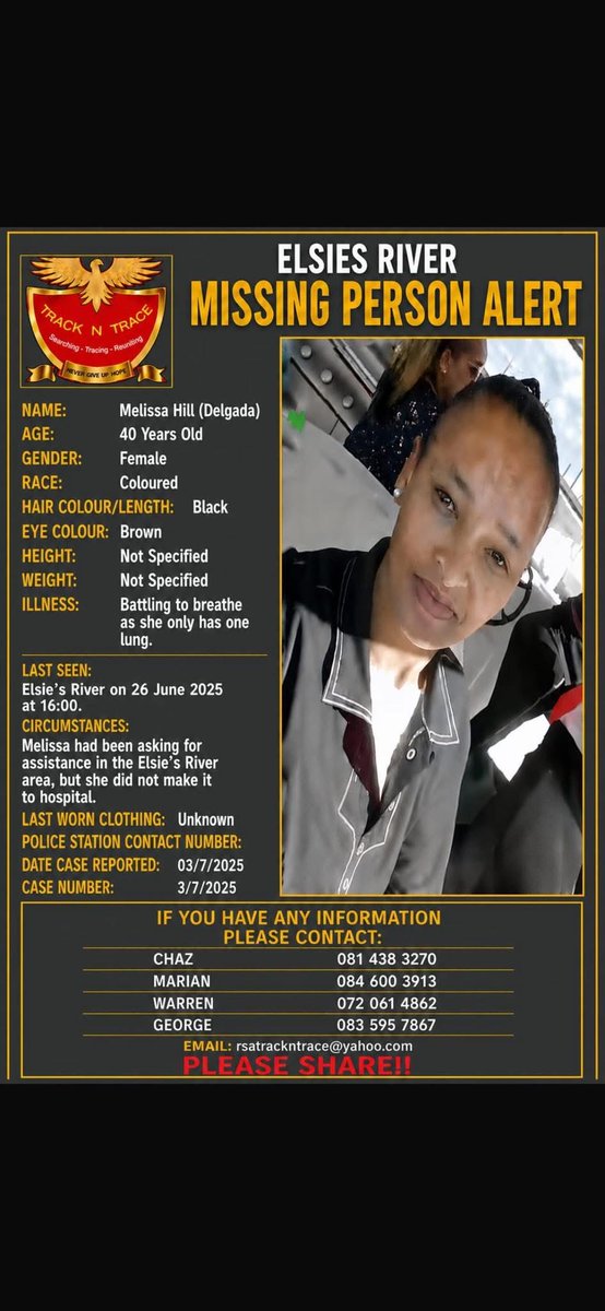 BennieSonamzi's tweet photo. She is missing, please repost until she is found. https://t.co/lQioxi68b5