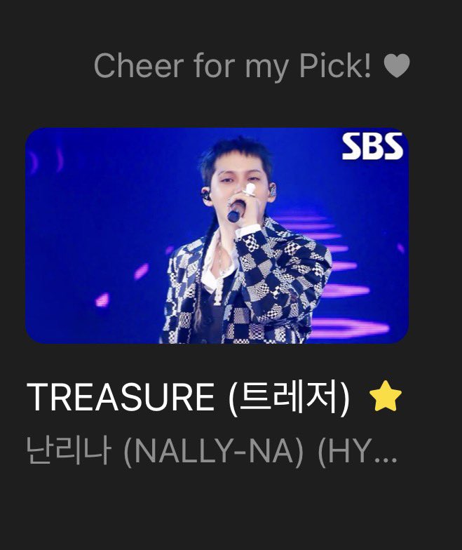 YxngMinseo_'s tweet photo. ���️ HIGHER — SBS INKIGAYO HOT STAGE 

VOTE HYUNHAYO! 🔥

Ranking is unknown, so we don’t have an idea what rank we are right now. Please keep dropping votes! 

🔗: https://t.co/r714gIYTfv

Don’t stop voting and encourage more Teumes to participate as well!

Let’s secure this for TREASURE 🩷🩵

#TREASURE #트레저 @treasuremembers