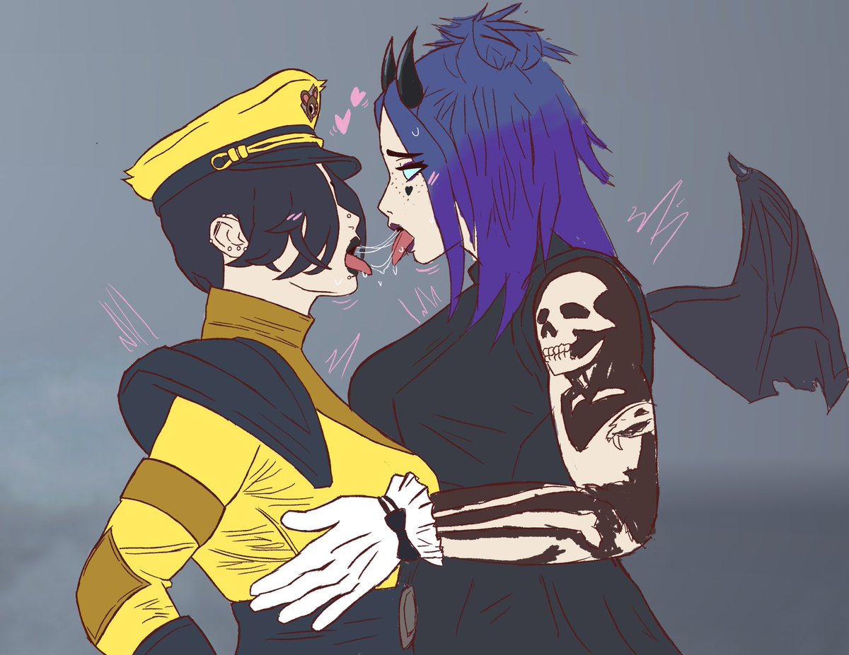 Drawingcomingup's tweet photo. Canary x Birtha Art!! 
Friends with Benefits in The Finals! https://t.co/xAlnjOEb48