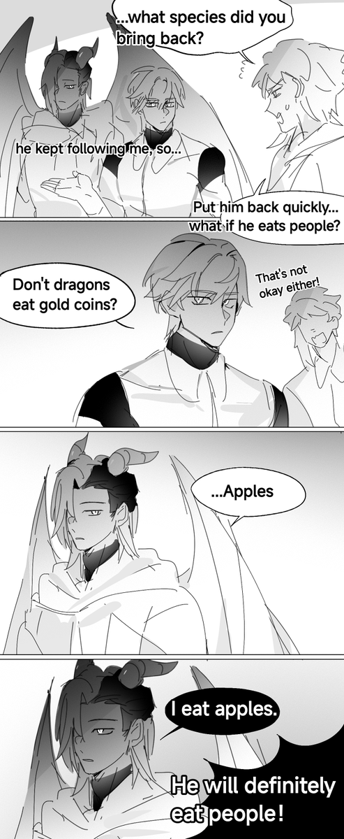 caihinboli's tweet photo. *Dragon Knight AU https://t.co/tShzPH8FTX