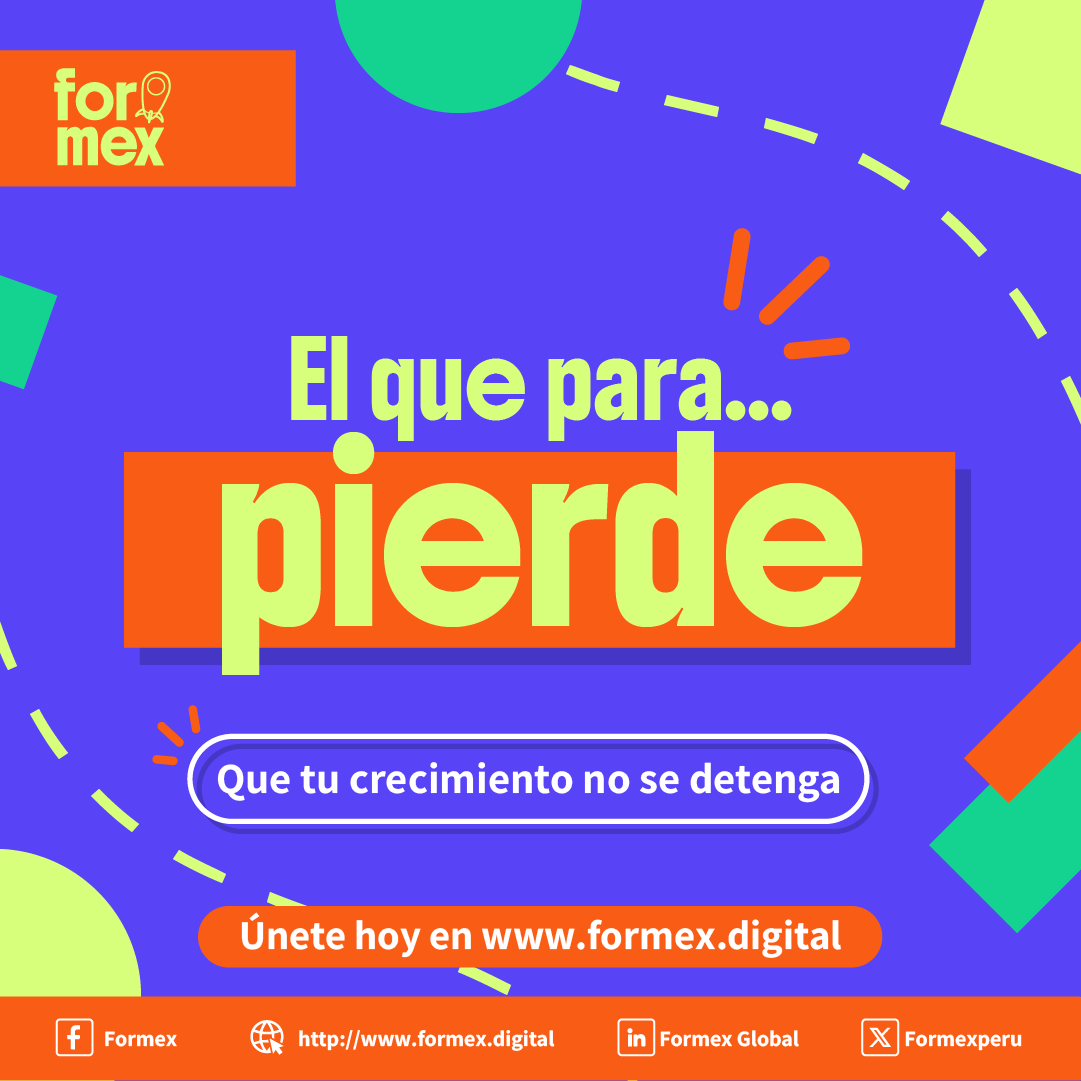 formexperu's tweet photo. 🚀 Tu crecimiento no se detiene.
🎓 Empieza hoy con FORMEX.
#Formex #AprendizajeContinuo https://t.co/PCmzvR0iCK