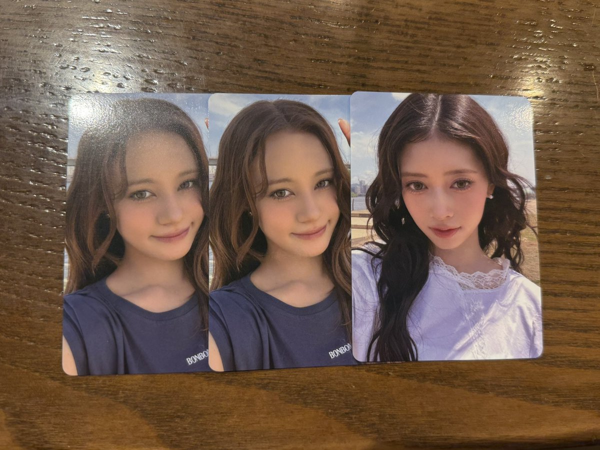 naaa04k08's tweet photo. NiziU Portfolio タワレコカフェ　特典交換

【譲】画像①
【求】マヤ　マユカ (マユカ優先)

郵送での交換を希望しております。
お気軽にご連絡お願い致します🙇‍♀️
#NiziU #NiziU_交換 https://t.co/a8shzErMNi