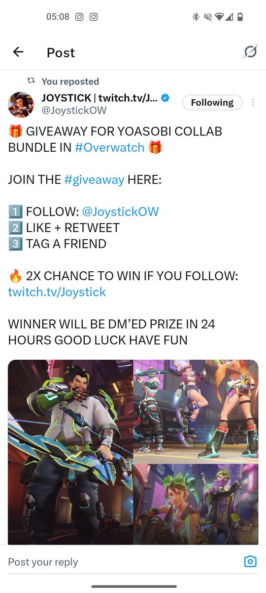 HeroIsToast's tweet photo. @JoystickOW Hoping I get picked! I've never won a giveaway haha https://t.co/PNzxQN4Dyc
