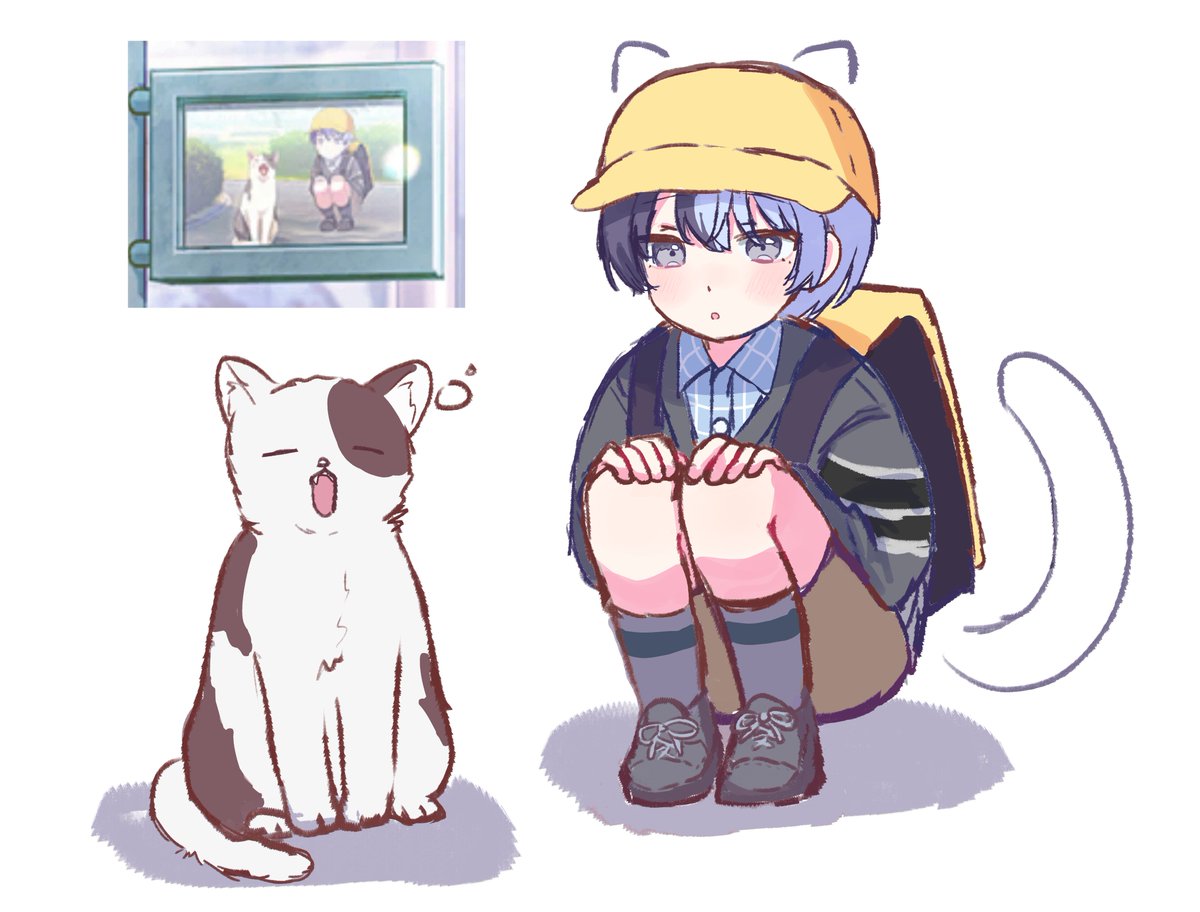 aktydaisuki's tweet photo. 猫ちゃんと猫ちゃん https://t.co/gDzRIYmZSz