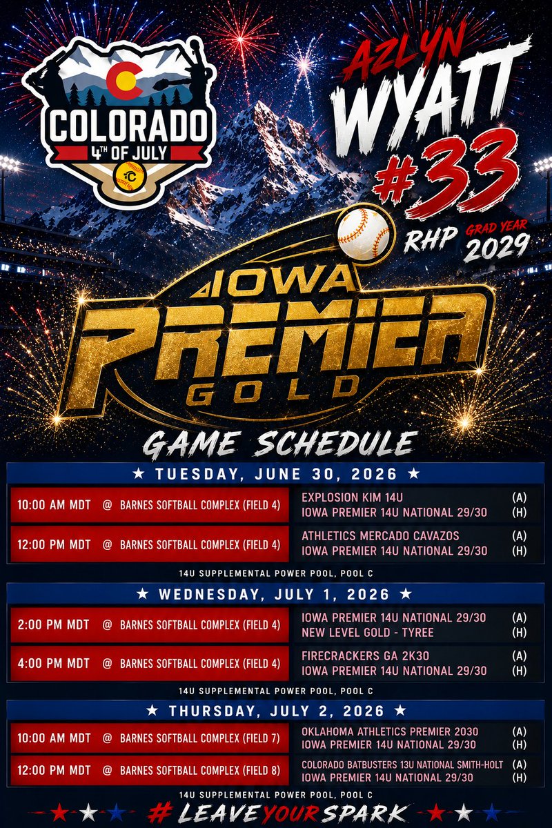 AzlynWyatt's tweet photo. The IP org workout was 🔥🔥🔥 So excited to be back on the feild with my team for the Sparkler! Come 👀 what we can do! @OliviaPazIPF @IowaPremierFP @DiamondAddicts @PrepSoftball @SoftballDown @Sports_Recruits @LineDsoftball @ExtraInningSB @D1Softball https://t.co/nId5jO1tlr