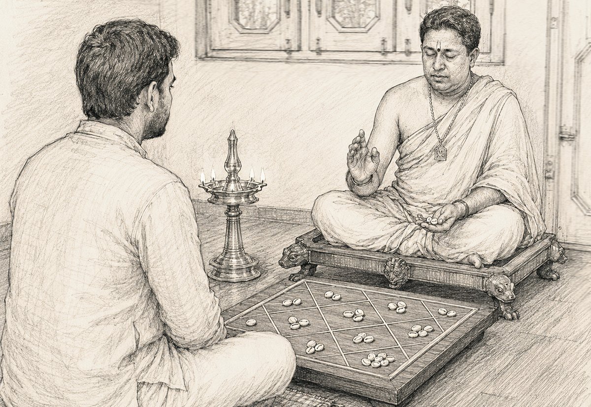 Balaganpathi's tweet photo. Marriage Delay and Marriage Badha in Prasna Astrology

Marriage is one of the most important events in life. It is therefore natural for people to become anxious when marriage gets delayed or repeated proposals fail without any clear reason. Many consult astrologers after several years of unsuccessful efforts. Some have favourable birth charts, good education, stable careers and supportive families, yet marriage continues to remain uncertain.

Prasna explains that not every delay should be attributed to Saturn, Kuja Doṣa or an unfavourable daśā. There are situations where an unseen karmic obstruction is operating. This obstruction is known as Badha.

Badha simply means an obstruction. It is not always black magic, curses or supernatural influence as many people assume. It is an obstruction arising from karma. The purpose of Prasnais to identify the nature of that obstruction, understand why it is operating, determine which area of life it is affecting and examine whether suitable remedies can reduce its influence.

Marriage Badha refers to an obstruction which mainly affects marriage, finding a suitable partner, engagement, married life or the completion of the marriage itself. It does not necessarily mean that every area of life will suffer. A person may enjoy excellent career growth, good finances and stable health, yet marriage alone continues to face repeated obstacles. Similarly, another individual may have marriage without difficulty but suffer from health or financial Badha instead.

Every Badha does not affect every area of life equally.

Signs of Marriage Badha

Marriage Badha can appear in many different forms.
Some people receive suitable proposals but every discussion breaks down at the final stage. Others become engaged only to see the engagement cancelled unexpectedly. In some cases, the families agree but new obstacles arise without any obvious reason.
There are people who repeatedly attract unsuitable alliances despite sincere efforts. Some experience continuous rejection even though there appears to be no visible defect. Others face unexplained delays for several years while younger relatives or friends marry without difficulty.
Sometimes the person himself or herself repeatedly postpones marriage because of changing decisions, uncertainty or circumstances beyond control. In other situations there may be sudden opposition from family members, social complications, legal issues or unexpected events that postpone marriage again and again.
These repeated patterns are often more significant than one isolated incident.

What causes Marriage Badha?

Prasna recognises many different types of Badhas.
Marriage Badha may arise due to Pitṛ Badha, Sarpa Badha, Jantu Badha, Devatā Badha, Brāhmaṇa gṛha, Abhicāra Badha, Preta Badha, Strī Badha, or several other karmic conditions recognised in traditional Praśna.
Each has its own indications and should never be assumed without proper examination.

For one person, the obstruction may arise because ancestral karma is influencing marriage. For another, repeated interference from gṛha may become the cause. In another case, hidden karmic factors may repeatedly prevent suitable alliances from reaching completion.

Although the external result appears similar, the underlying cause may be entirely different.
This is why traditional Prasnadoes not prescribe remedies merely because marriage has been delayed.

Delay does not always mean Badha

It is important to understand that every delayed marriage is not caused by Badha.
Sometimes the delay is simply due to the operation of planetary periods or gṛha bādhā. In such cases, marriage eventually takes place without any major karmic obstruction, though it can take a longer time according to planets.
Prasnatherefore first determines whether an actual Badha exists before examining its cause.
Many people spend years performing rituals because they assume every delay must have a hidden curse. Traditional Prasnadoes not make such assumptions.
Why birth horoscope alone may not explain repeated delays
The birth horoscope certainly indicates marriage, timing (which never works if there is badha) and the overall quality of married life. However, there are situations where repeated obstacles continue despite reasonably favourable combinations.

Prasna examines the karma operating behind the trouble.

Two individuals may have similar birth charts, yet one marries without difficulty while the other continues to experience repeated delays. The difference often becomes clear only through Praśna because it reveals the unseen obstruction operating at that particular time.
For this reason, Praśna is traditionally used when repeated efforts fail and the reason behind the delay remains unclear.

Can remedies remove Marriage Badha?

https://t.co/C18csmwwZV