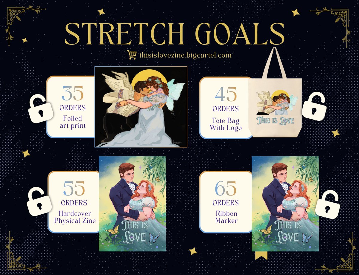 polinzine's tweet photo. โจ All Stretch Goals Unlocked โจ
Thanks to your incredible support, all stretch goals have officially been unlocked!
This means all physical zines will now receive a hardcover upgrade, complete with a ribbon bookmark! ๐๐
#bridgerton #polin #bridgertons3 #zine #fanzine #bton https://t.co/KHKX8DQVht