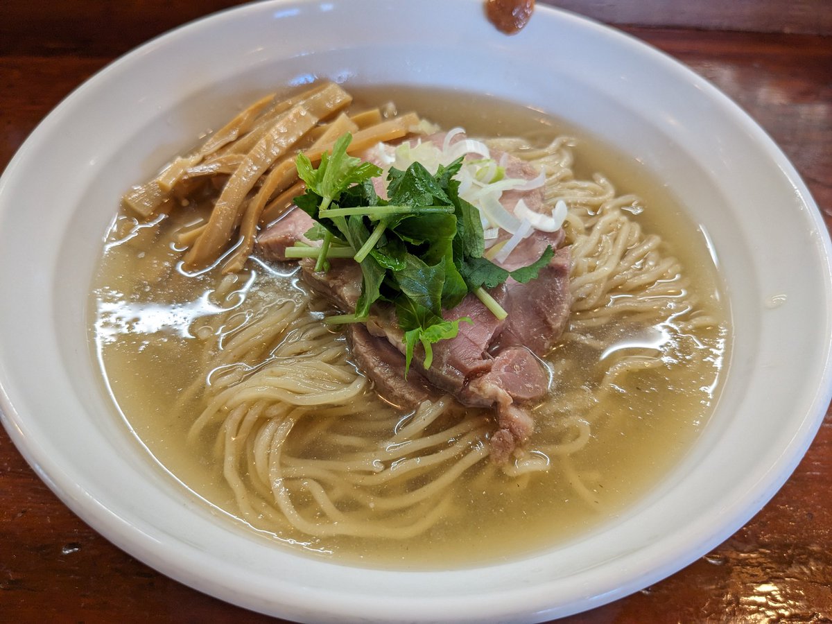 cant505's tweet photo. 拉麺 芳＠上田市で冷たい塩そば。
この時期がやって来たね！ https://t.co/Ib6J3TXmxE