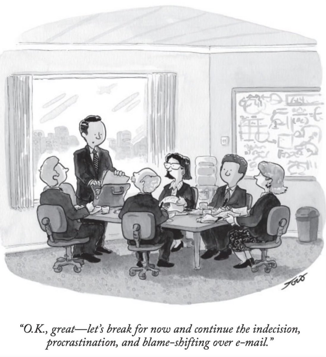 SanSip's tweet photo. Just another day at work.

(Tom Toro in the New Yorker.) https://t.co/VXAUnQmd96