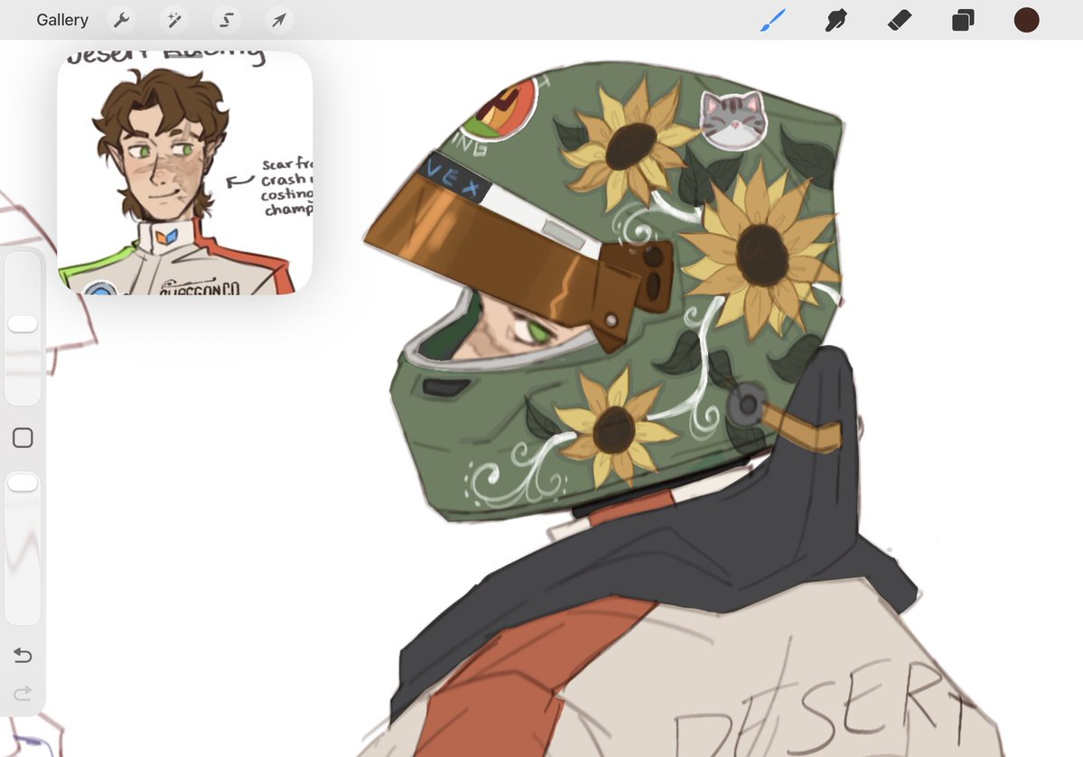 Peanutbutter255's tweet photo. Sneak peek at the helmet designs for my Hermitcraft x F1 AU https://t.co/DGl4hyBlM2