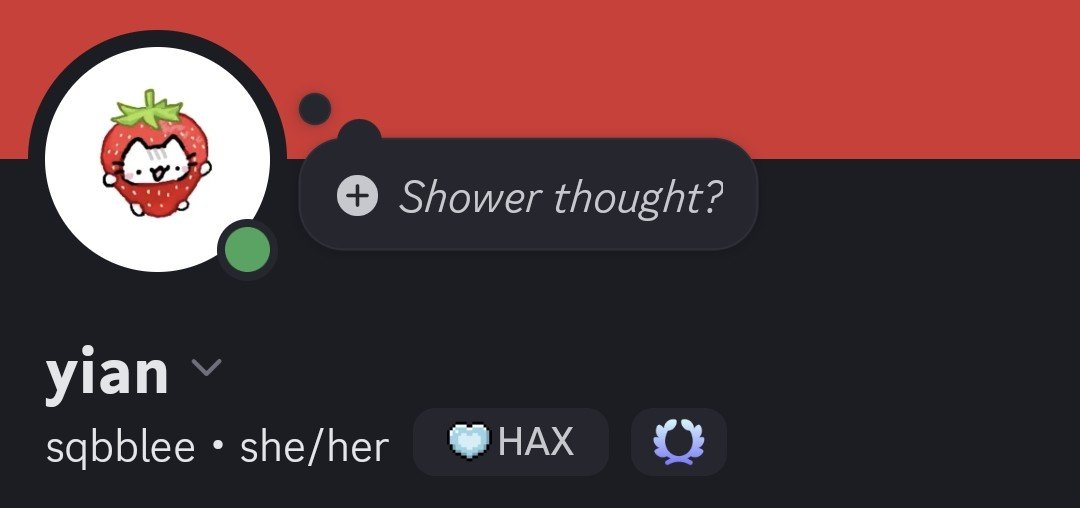 sqbblee's tweet photo. if you see do this (✿◠‿◠)
discord 
last song listened 
spotify account 
fav character https://t.co/vioPZviJSt
