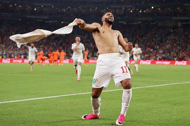 MickyJnr__'s tweet photo. 🇲🇦 Morocco stats:

• First African nation to win knockout matches in two different World Cups (2022 & 2026)

• Accounts for 3 of Africa’s 6 total World Cup knockout wins (Ghana, Senegal, and Cameroon have 1 each)

• Joins Nigeria and Ghana as the only African teams to reach the Round of 16 in consecutive World Cups

𝐈𝐍𝐂𝐑𝐎𝐘𝐀𝐁𝐋𝐄. 𝐇𝐈𝐒𝐓𝐎𝐈𝐑𝐄. 𝐅𝐀𝐈𝐓. 🦁

#WorldCupwithMicky
#FIFAWorldCup
#AtlasLions