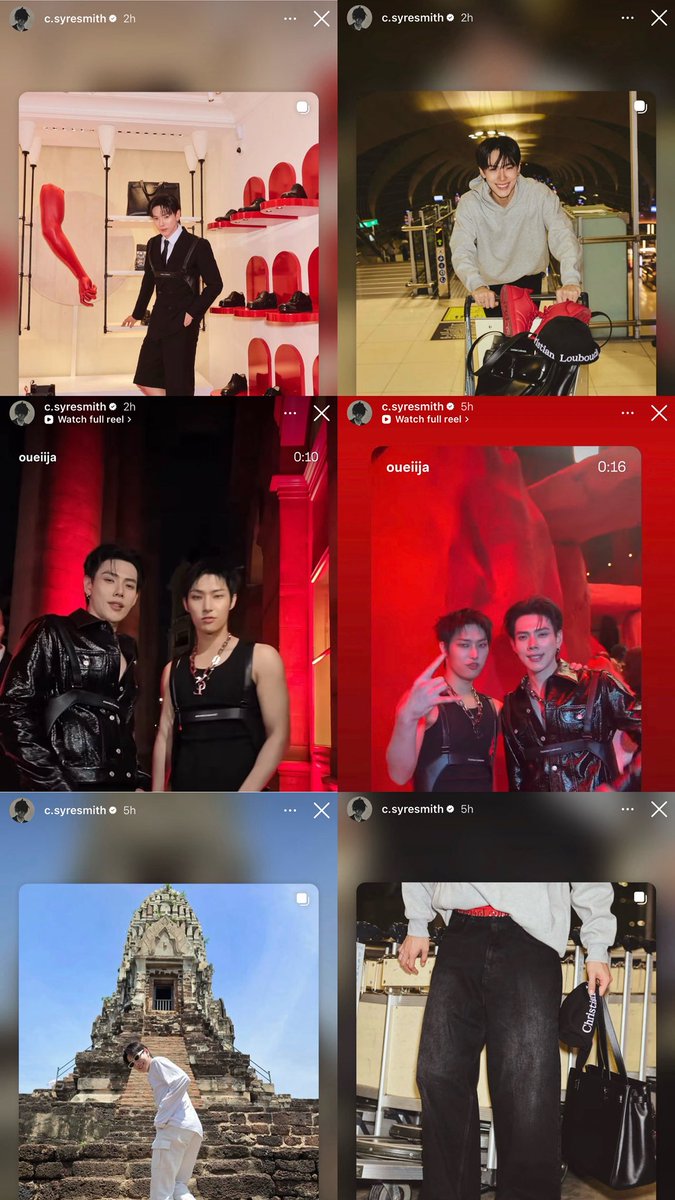 latibule1230's tweet photo. ถ้ารวมวันนี้ด้วย เจเดนแชร์ของอู๋ลงสตอรี่ไปแล้ว 6 ครั้งอะ พื้นแดงรักมาก 😭😭😭😭😭🖤♥️

#ChristianLouboutin  #DAOUATSS27PARISFW
#DAOU #ต้าห์อู๋ https://t.co/HtiwNl1ZQc