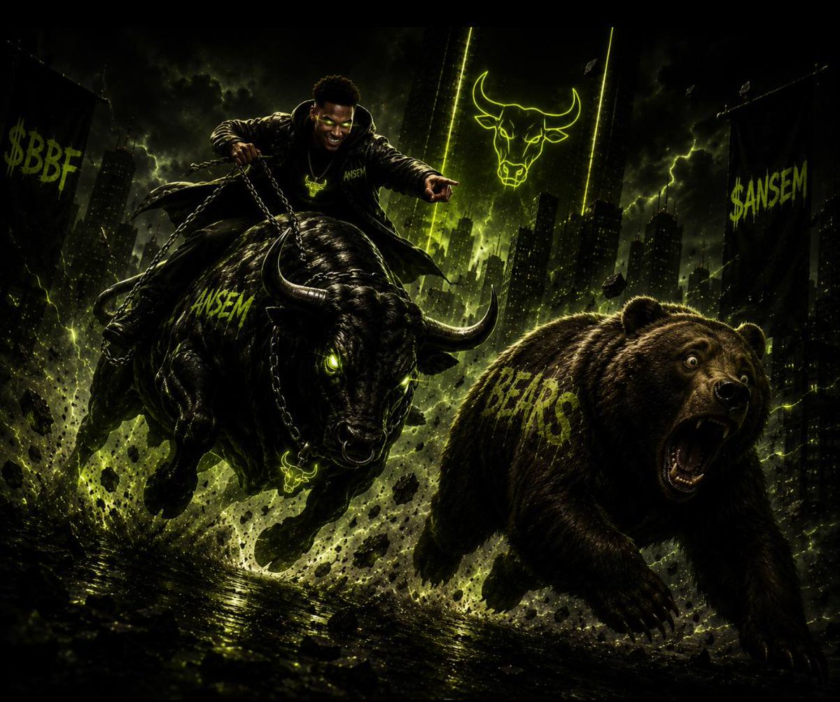 BlackBullFund's tweet photo. The market rewards conviction.

Black Bull Fund rewards it twice.

$BBF × $ANSEM 

🐂 mode. https://t.co/LxRkc2f2wf