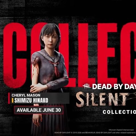 bamadbd's tweet photo. 【深水 雛子スキンは明日予定】

明日0時？サイレントヒルコレクションに
サイレントヒルfの深水 雛子登場
彼女は100% 原作声優「加藤小夏」さんが
声を担当されているようです
久々の純日本人キャラですね！
ってかかなり喋る？となるとグールより、
声の種類期待できるかとも！
#DBD #DeadbyDaylight https://t.co/SWVaVxU9C9