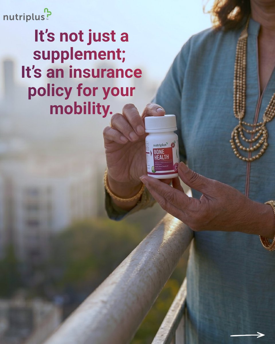 QNET_India's tweet photo. A mother’s strength built yours. Now, it’s time to support hers. 🦴💛
Nutriplus BoneHealth helps care for strong bones and everyday movement—so she can keep leading the way.
#LegacyOfStrength #Nutriplus #BoneHealth #QNETIndia #HealthyLiving https://t.co/N5Gn6kYhdB