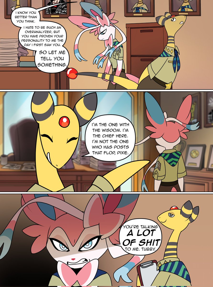 EvilLuckyStar's tweet photo. Lucky Star Abridged — Page 18-19

#LuckyStarComic https://t.co/ukL8Pi7X1l