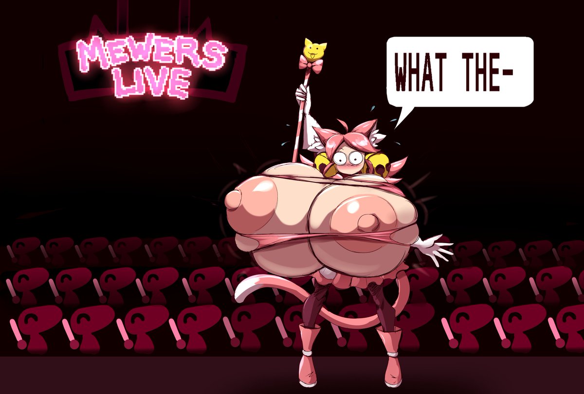 Metachoked's tweet photo. 🚨Deltarune Chapter 5 Spoilers Below🚨
.
.
.
.
.
.
.
.
.
.
.
.
.
.
.
Mew Mew/Pink was a pretty funny VN/vocaloid based secret boss. Though modders might've gone a little too far! https://t.co/FAz12OgMf7