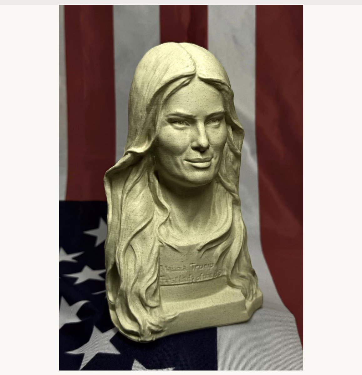 rafshmatko's tweet photo. The Nefertiti-Inspired Bust👉 https://t.co/pF0599g5wH

I dream of #publishing a #book about my father, the #sculptor who created the #marble bust of #Trump in 2016, and I am selling #3D #reproductions of #US #FirstLady #MelaniaTrump to raise money for this

#OnlyMelania 
#FLOTUS https://t.co/kWW5zXEwi6