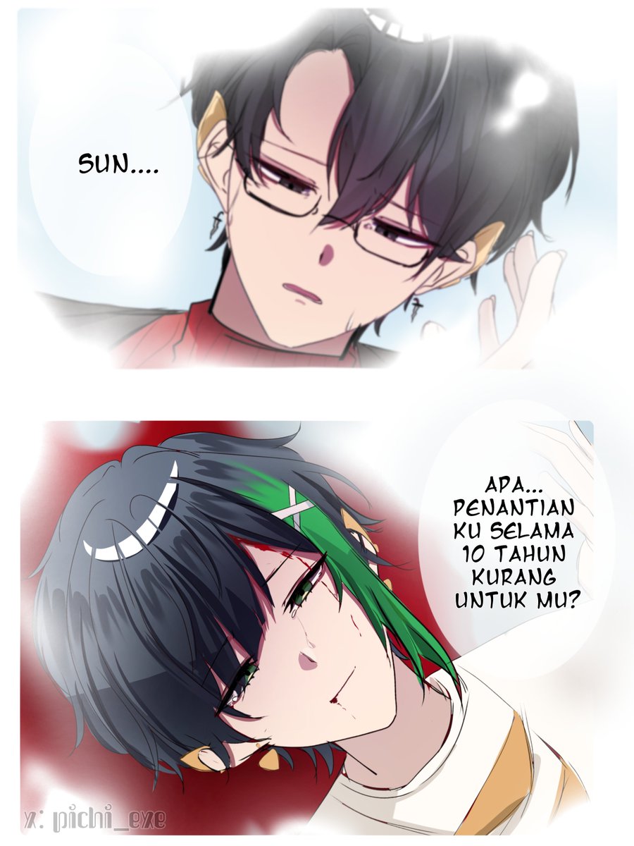Pichi_exe's tweet photo. CW: BLOOD #SunNote

Cuma sedikit kebawa arus 🩷 https://t.co/bdFHtSE0zN
