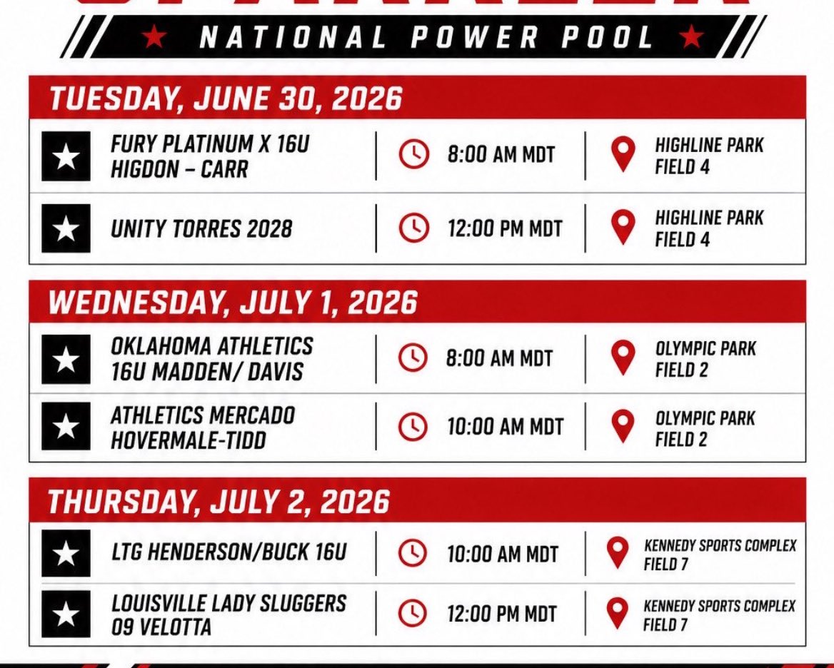 EVelazquez28's tweet photo. Schedule for this week in the Firework Power Pool in Colorado!! Come see us compete 👀👀
@HotshotsNaudin 
#HotshotsNaudin 
#brickbybrick https://t.co/Bqb1RAizWp