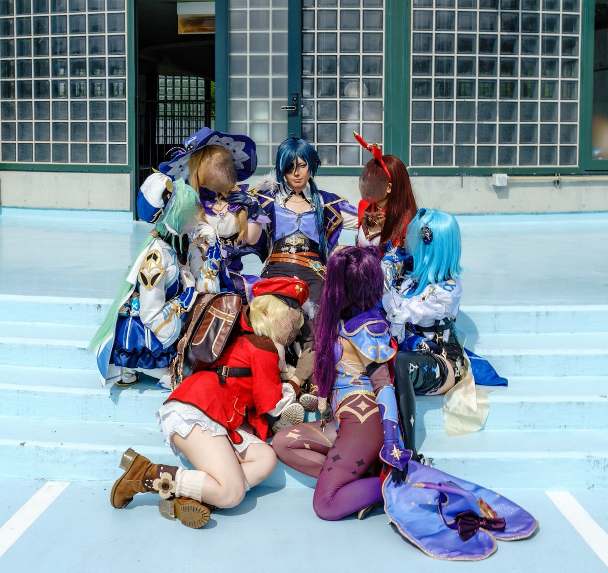 akaringo_mgmg_'s tweet photo. 七ヶ浜ﾓﾝﾄﾞのとき男1人だったのでおなご達を侍らせハーレムを築くなどしていた🤩🤩 https://t.co/LiYrXoXyKu