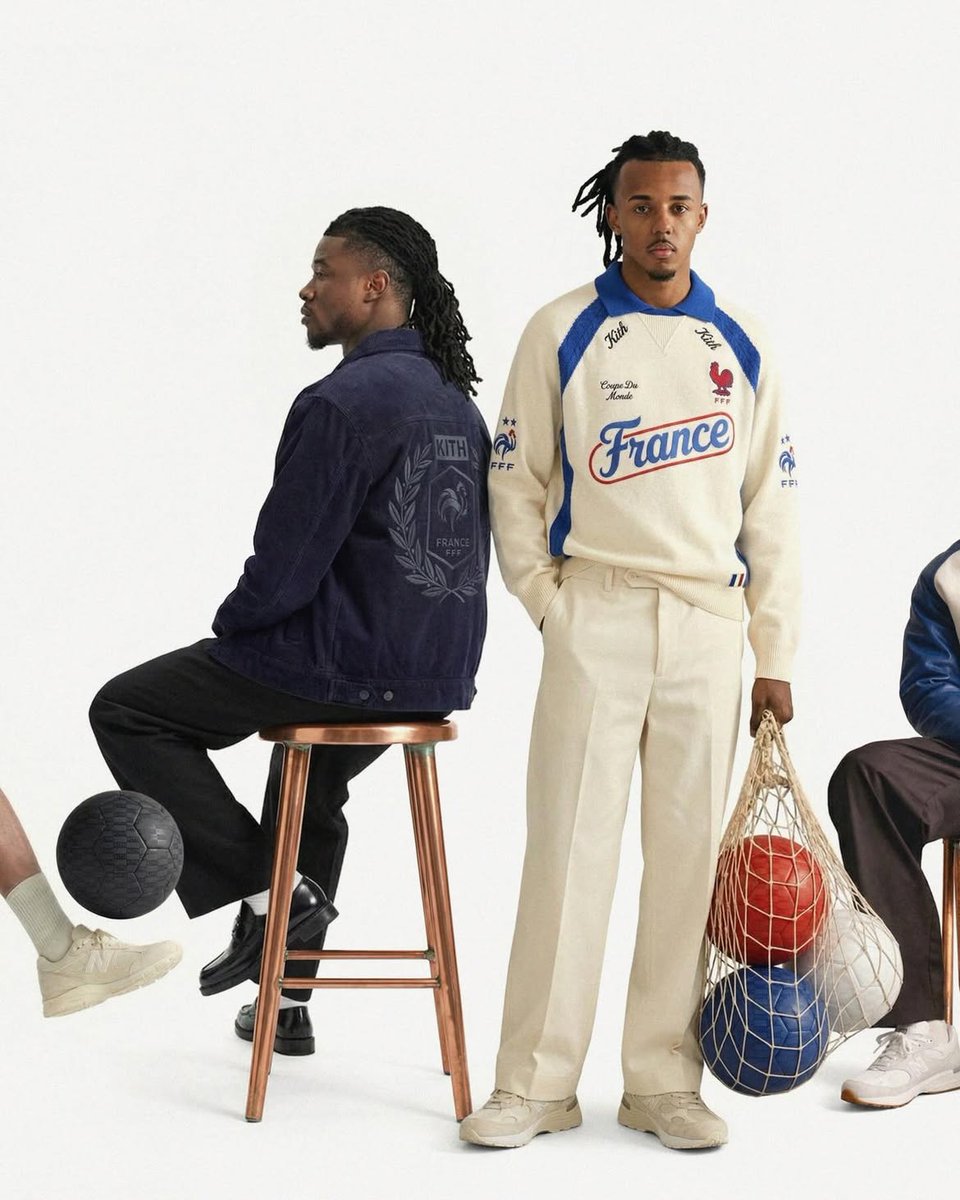 JustFreshKicks's tweet photo. Kith for France World Cup 2026 Concept 🇫🇷⚽️ https://t.co/1avwsa1tJY