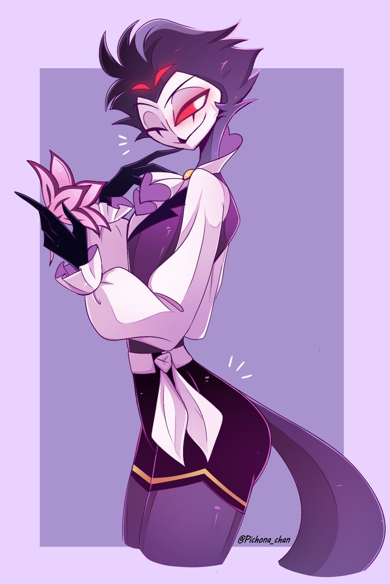 pichona_chan's tweet photo. I didn't finish it on the Magma server, so I finished it separately, Stolas in his adorable outfit.
#HelluvaBoss #Stolas https://t.co/XT1n3KirpD