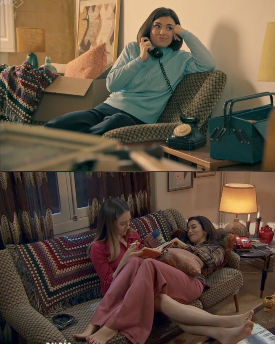 LadyVayaina's tweet photo. Dado el estado actual de #mafin me parece más interesante pensar el recorrido histórico del sillón y la manta, siempre destinados a caer en la casa de una lesbiana. Ver el viaje de ambos objetos a través de los años, desde el piso cochambre hasta #luimelia. El verdadero #spinoff. https://t.co/PlLQOABddE