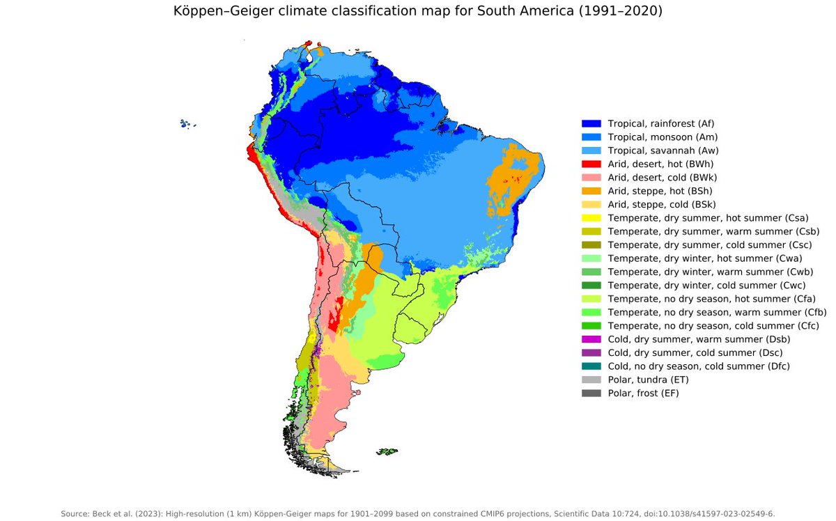 GardingoRuano's tweet photo. Not to mention the most suitable climate for European settlement too 
The country would probably be a magnet of European immigrants, just like the US was. Half a continent filled with French speaking protestants, from the tropical beaches of Rio de Janeiro to frigid Patagonia. https://t.co/5HgGahaI56