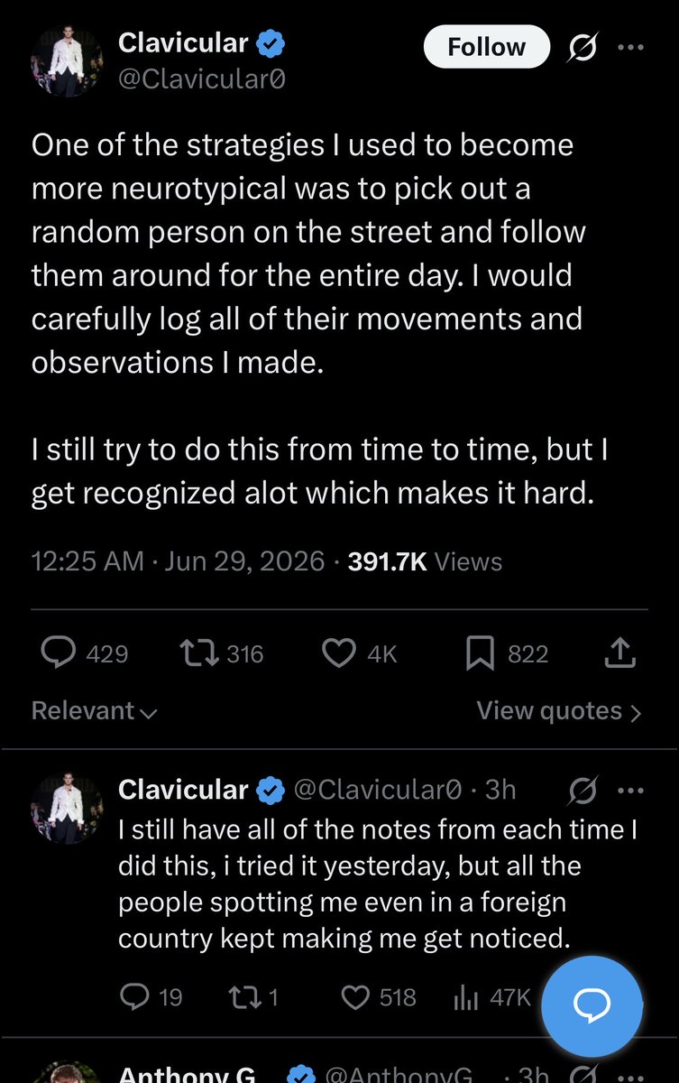 radmannnn's tweet photo. @Clavicular0 Brotha….. lol…..you’re a literal psychopath https://t.co/bQU7bOksyx
