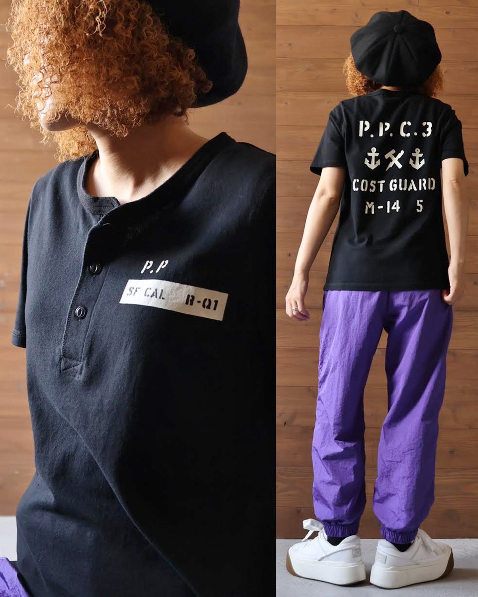 pao6939's tweet photo. PAO嫁コーデ。
tops：https://t.co/29tB7YFpGs
bottoms：https://t.co/Lb4mBqS7pq

#PAOPAO #アメカジ #ヘンリーネックtシャツ #ロゴt #ナイロンパンツ https://t.co/KFq7jOXBDl