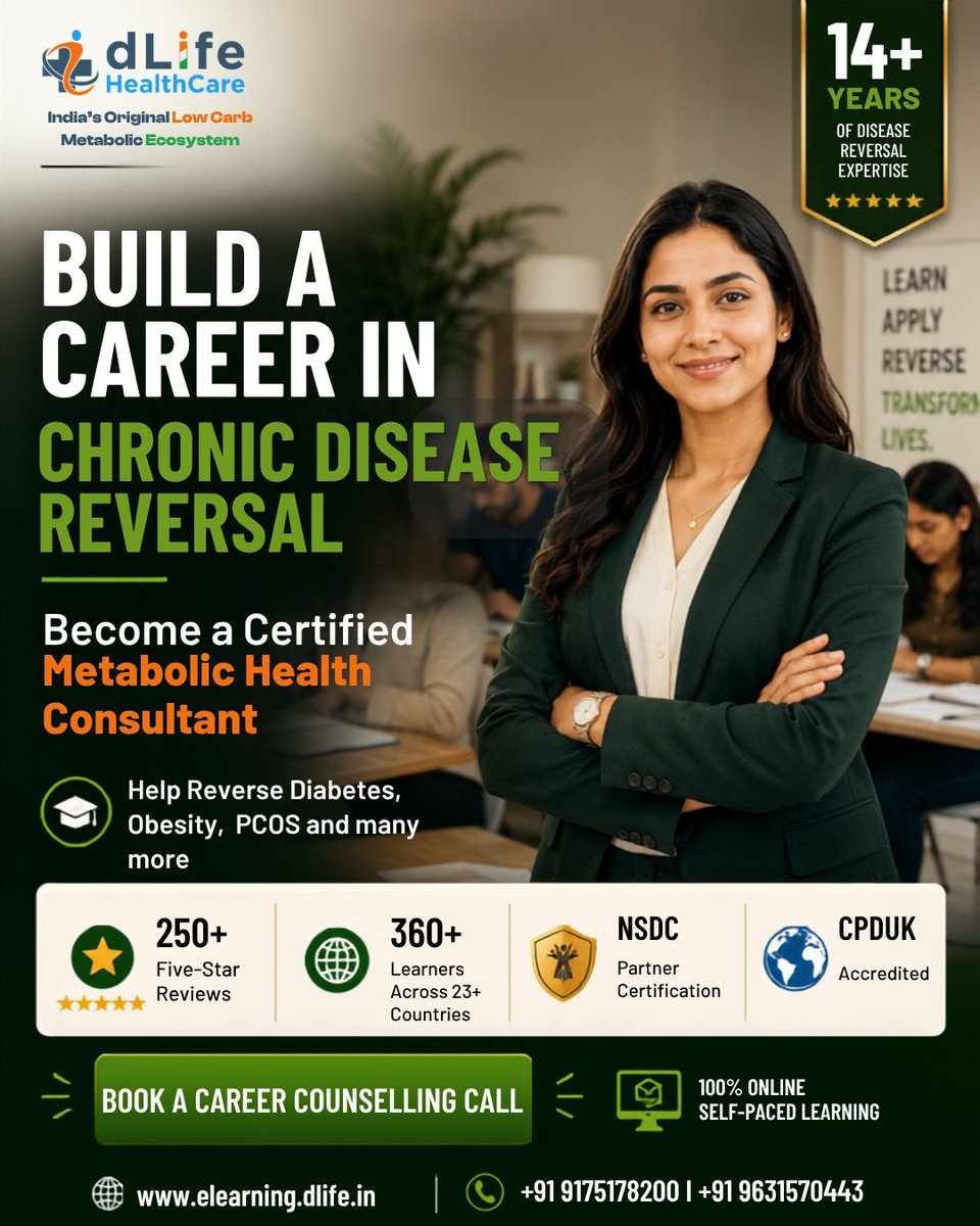 Narasimrishpaap's tweet photo. Low carb nutrition and metabolic health diploma pioneered by @dlifein

Learn disease reversal through dLife LCHF protocol 20:20:60

70+ main stream doctors doing our course. 

 Life time acess to the course. 
No renewals. 
Dedicate 6 hours per week.

NSDC partner certification, NSDC partner approved under Skill India @MSDESkillIndia, certificate can be pulled into your digilocker. 

Live guest lectures only for our course participants. (These will not be hosted on our YouTube channel)

Not a pdf reading course, our course is filled real life case studies , one year complimentary https://t.co/P3iUxuCxVo forum and recipe access for course participants. 

Dedicated team support for course participants. 

Certification 
Consultation
Community 
All the above at  https://t.co/SLcrxSE53f 

https://t.co/GTBoLA7NRT