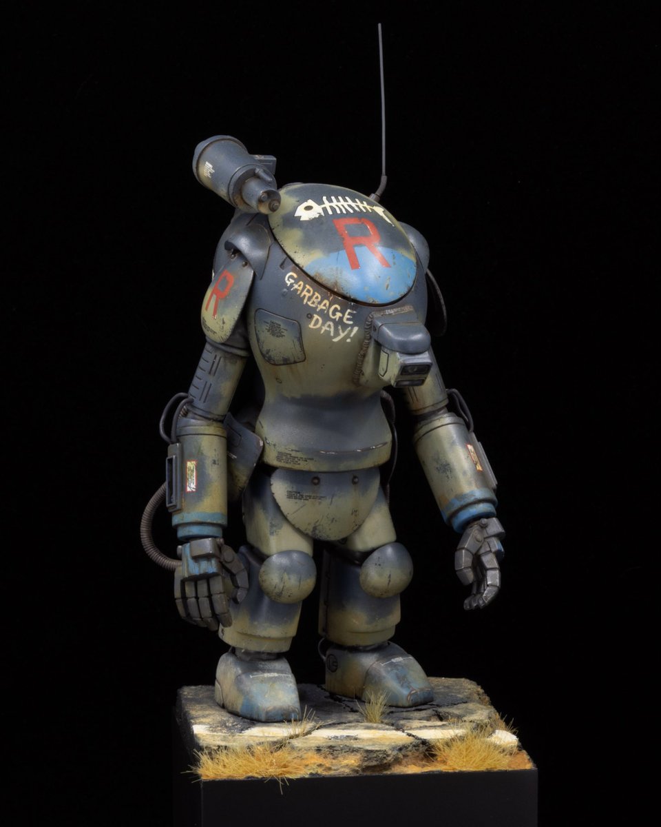 its_jmello's tweet photo. 1:20 scale SAFS Raccoon

#maschinenkrieger #plamo https://t.co/38R5psBZLp