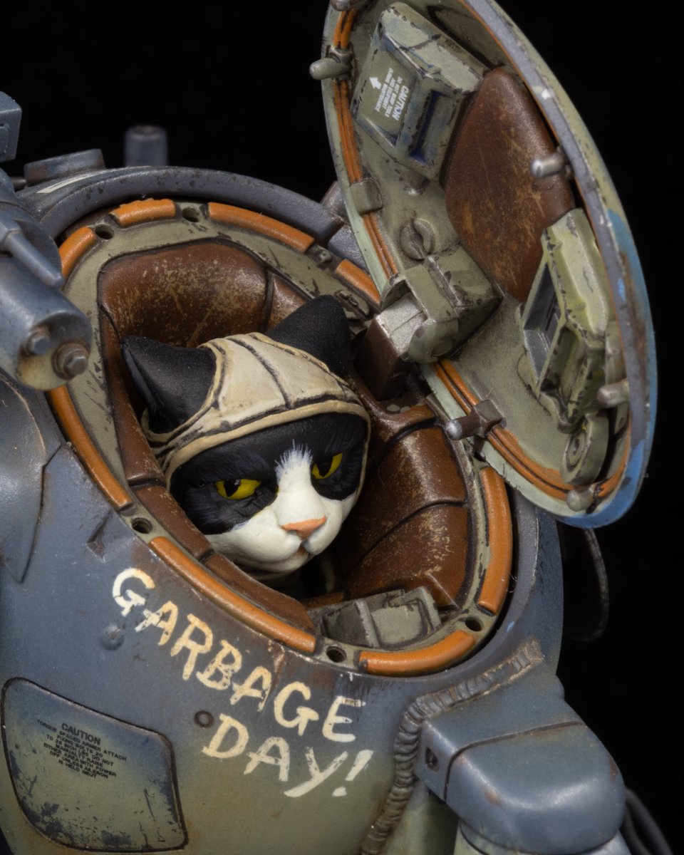 its_jmello's tweet photo. Detail shots of the cat pilot https://t.co/YIFUA6UUvt